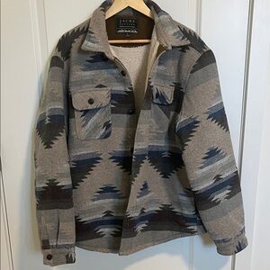 Jachs Men's Multi-Patterned Shirt Jacket